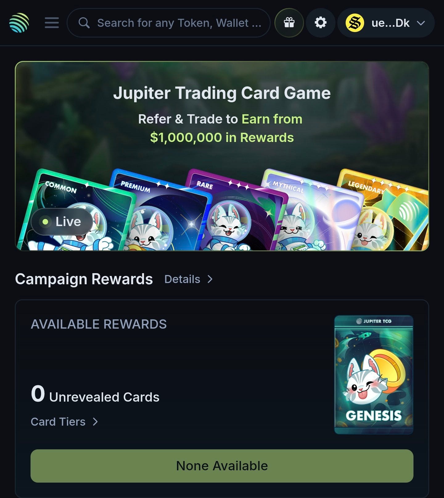 Jupiter Solana Trading Interface