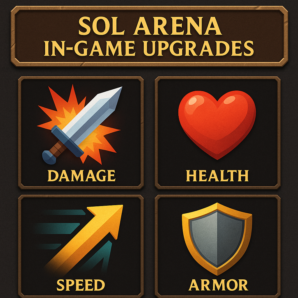 Sol Arena in-game upgrades