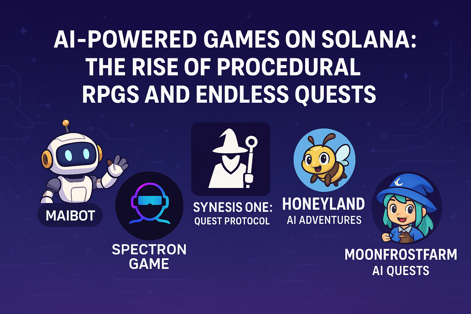 AI-Powered Games on Solana: The Rise of Procedural RPGs and Endless Quests