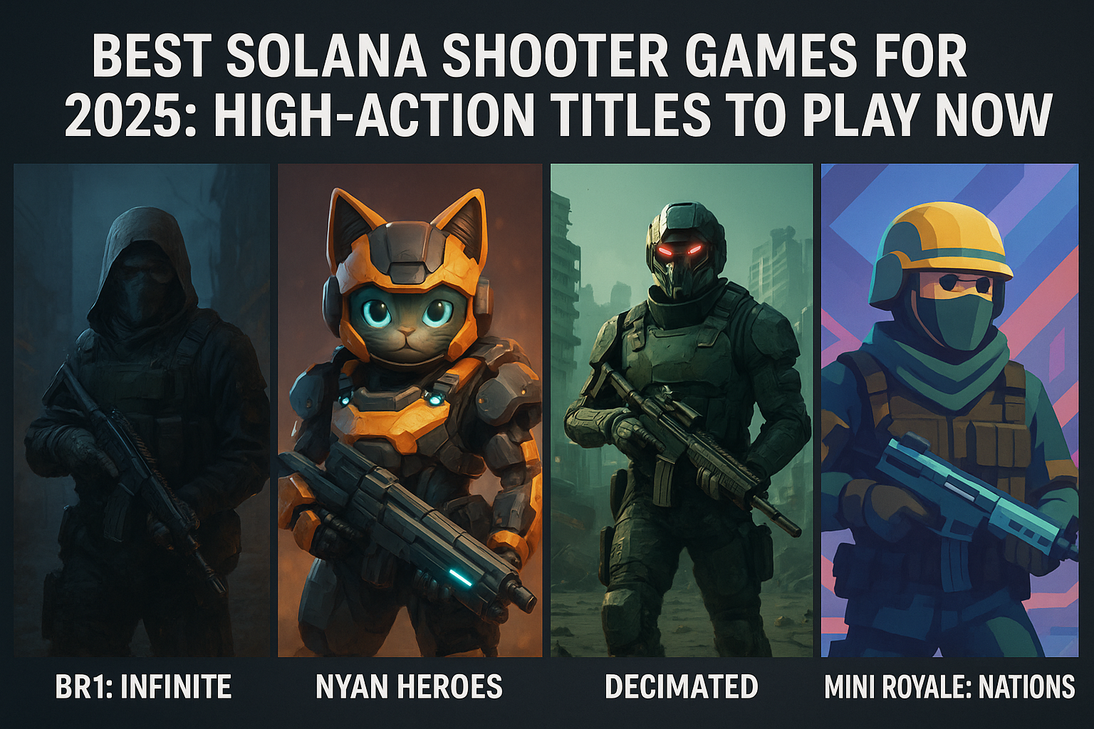 Best Solana Shooter Games for 2025: High-Action Titles to Play Now
