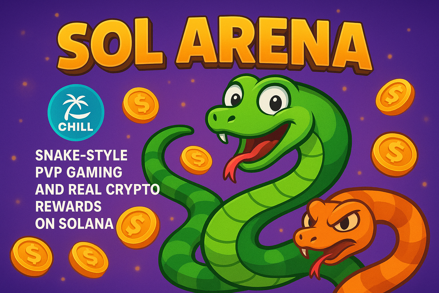 Sol Arena (CHILL Token): Snake-Style PVP Gaming and Real Crypto Rewards on Solana