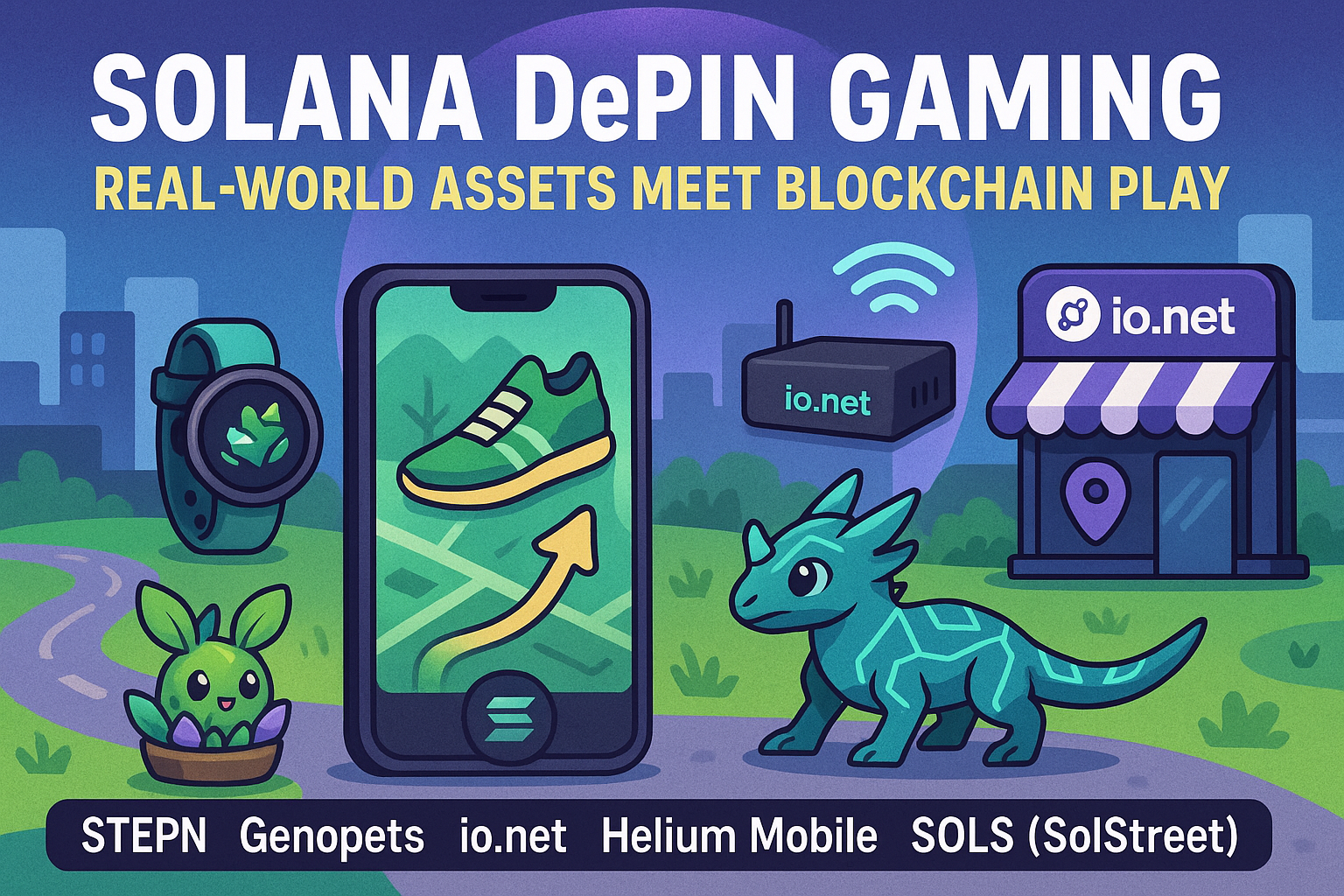 Solana DePIN Gaming: Real-World Assets Meet Blockchain Play