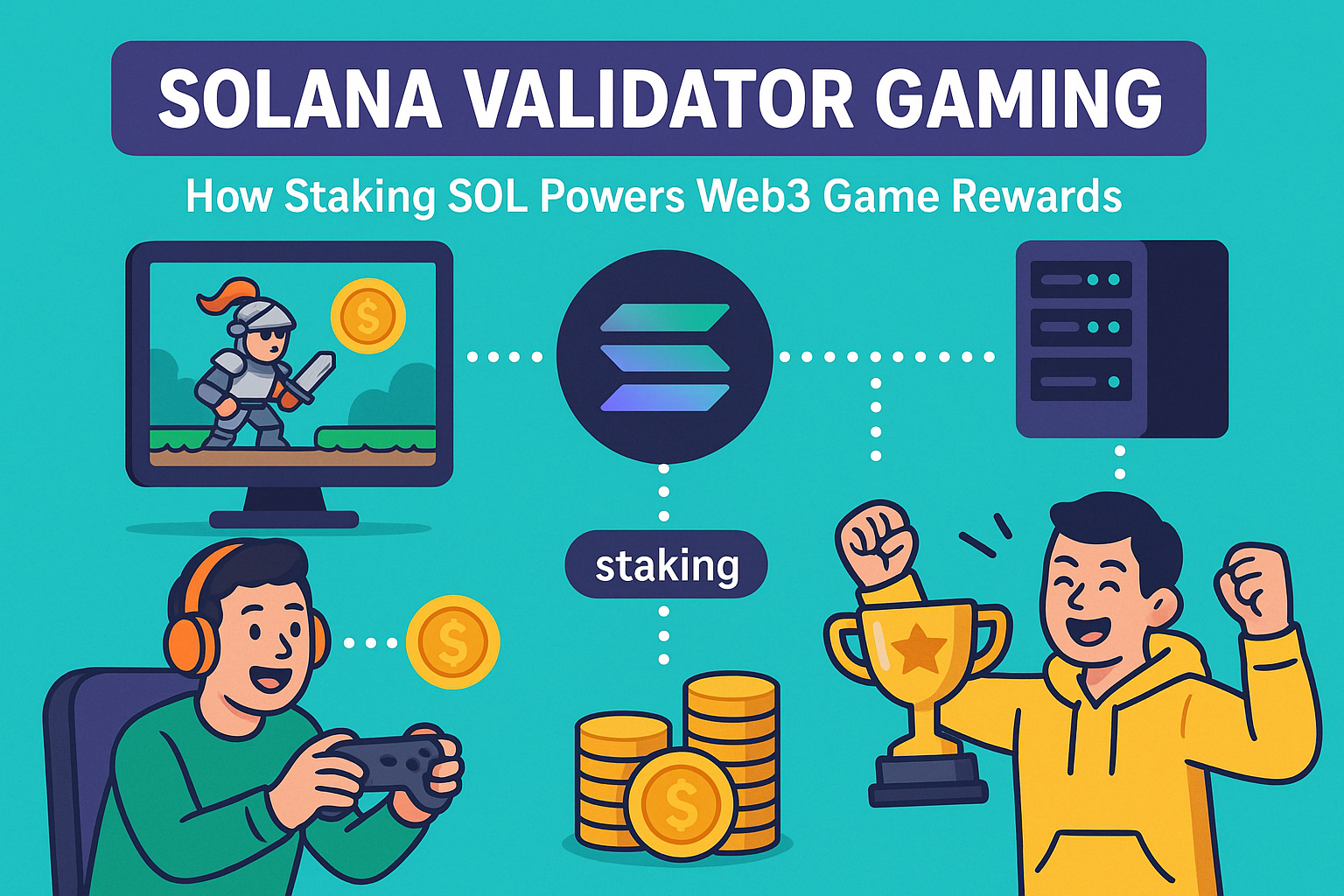 Solana Validator Gaming: How Staking SOL Powers Web3 Game Rewards