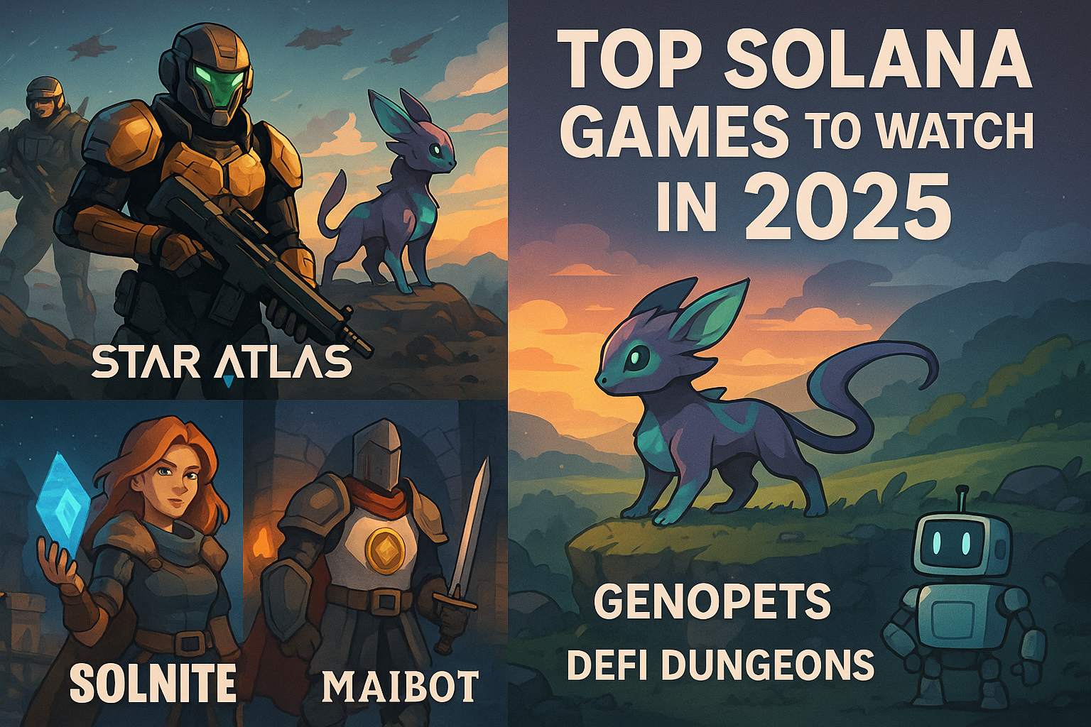 Top Solana Games to Watch in 2025: From Battle Royale to Idle DeFi-RPGs