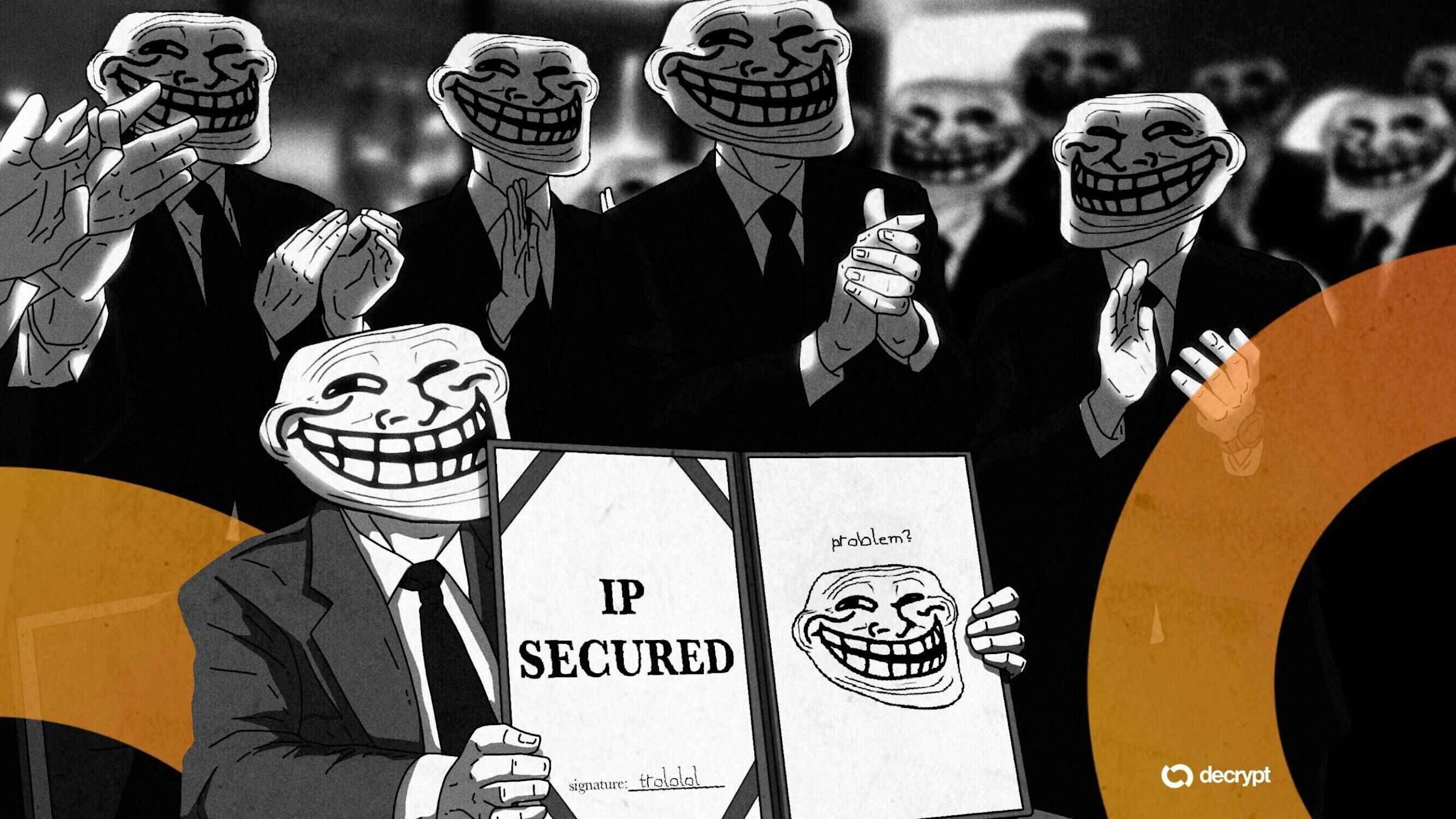 Troll TROLL Solana meme coin logo