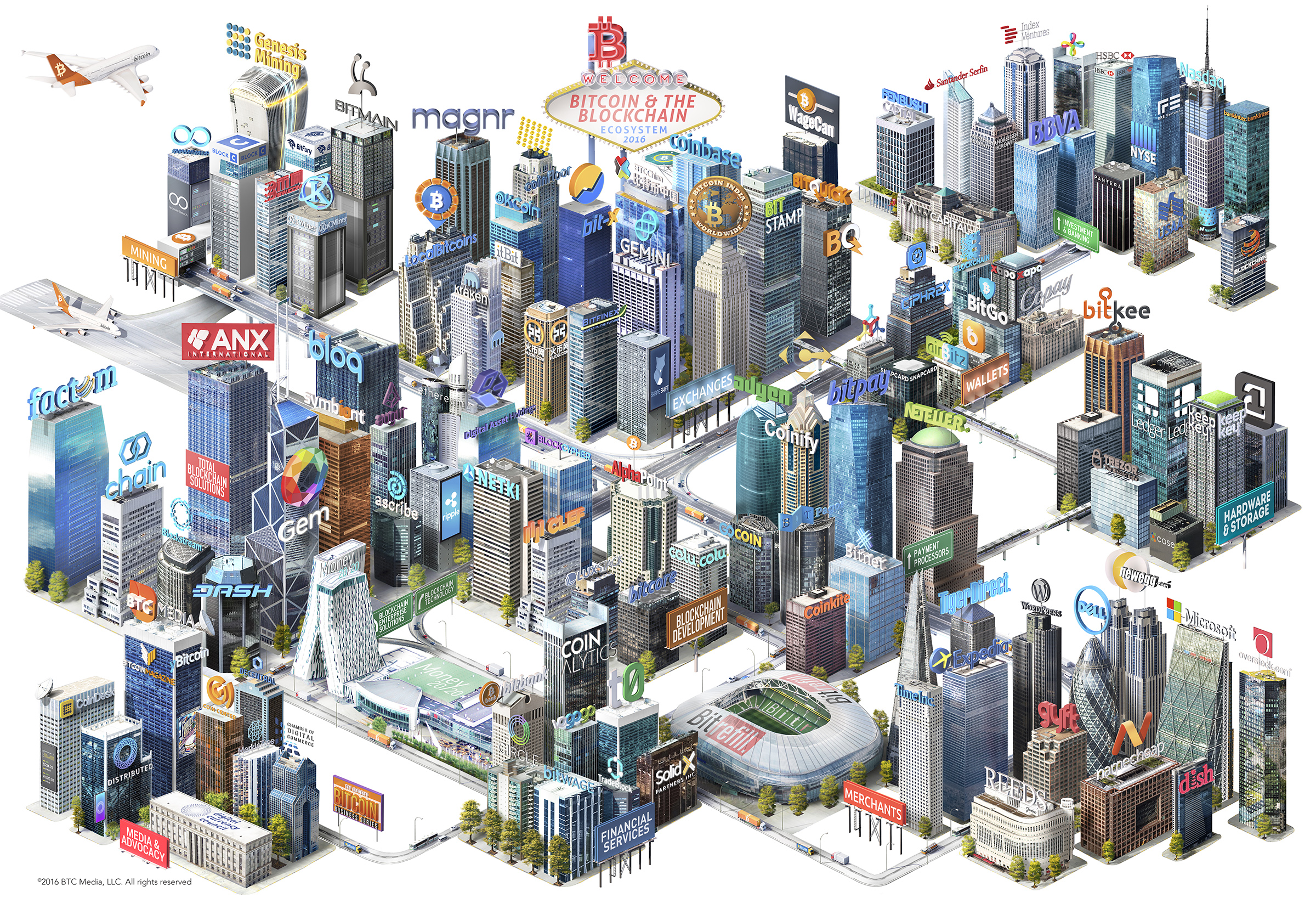 BitPay merchant network global map