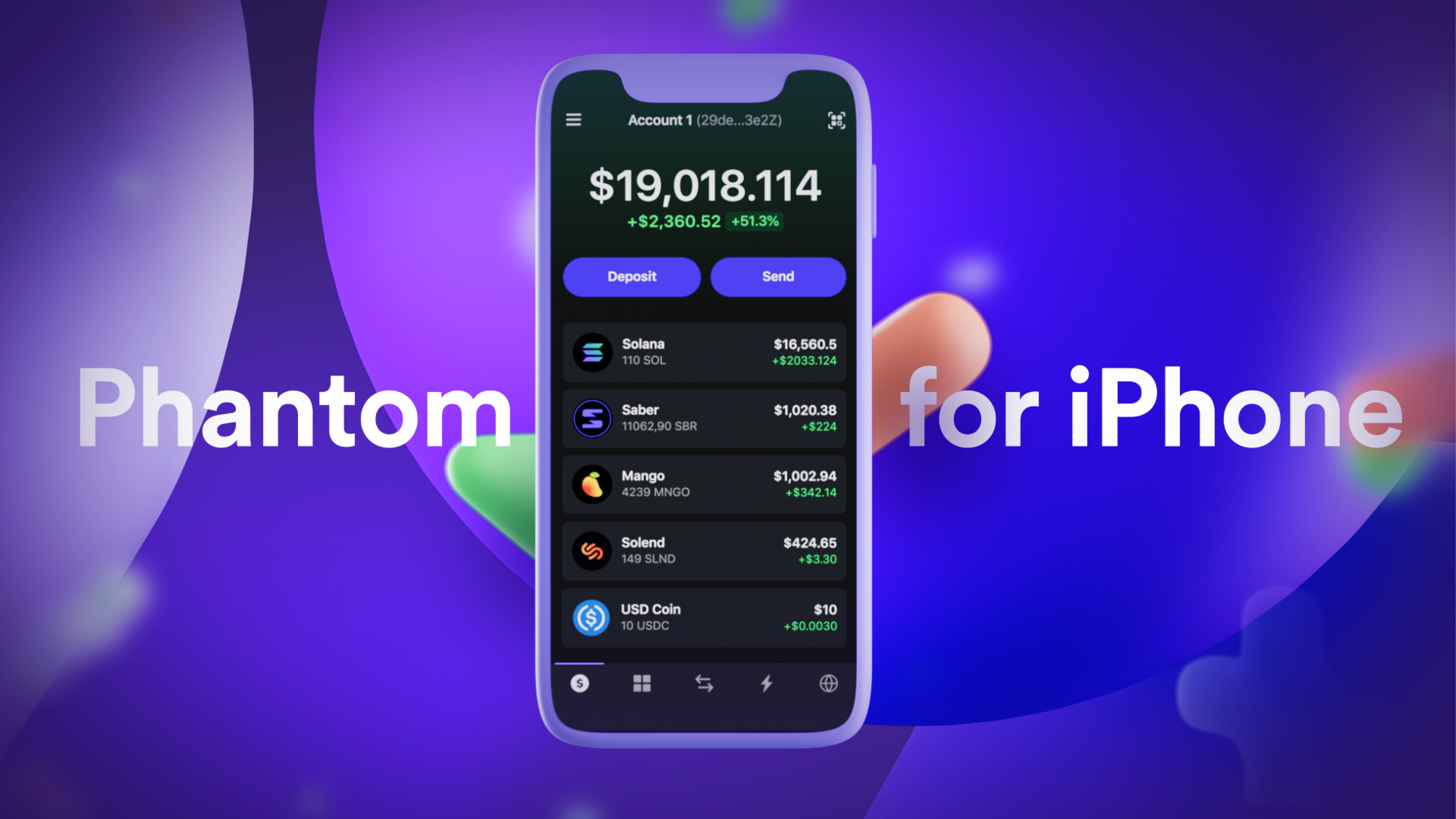 Phantom Wallet CASH Solana stablecoin app