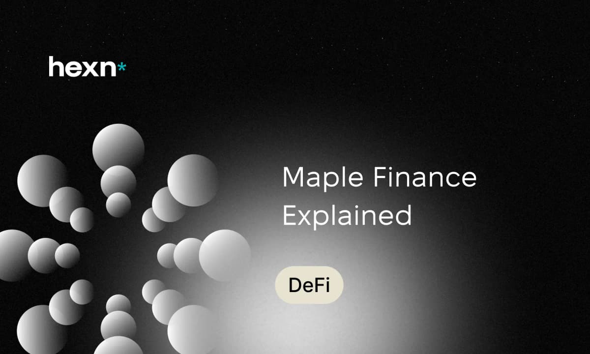 Maple Finance Solana institutional lending
