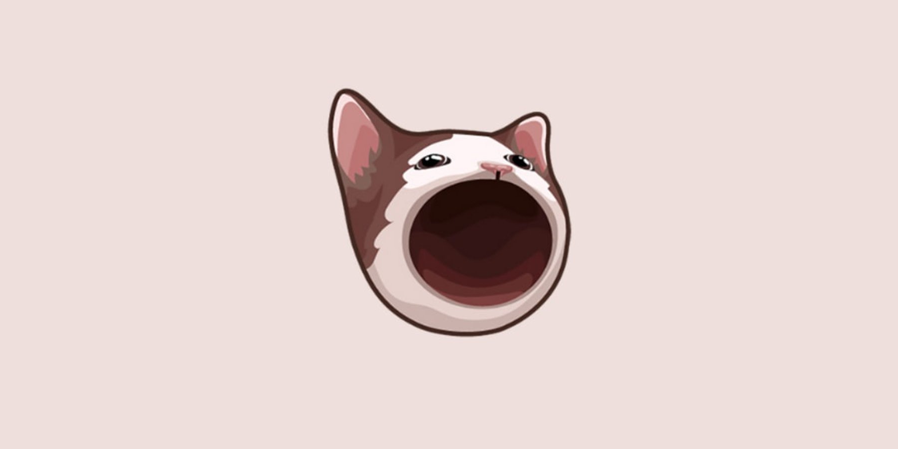 Popcat POPCAT Solana meme coin logo