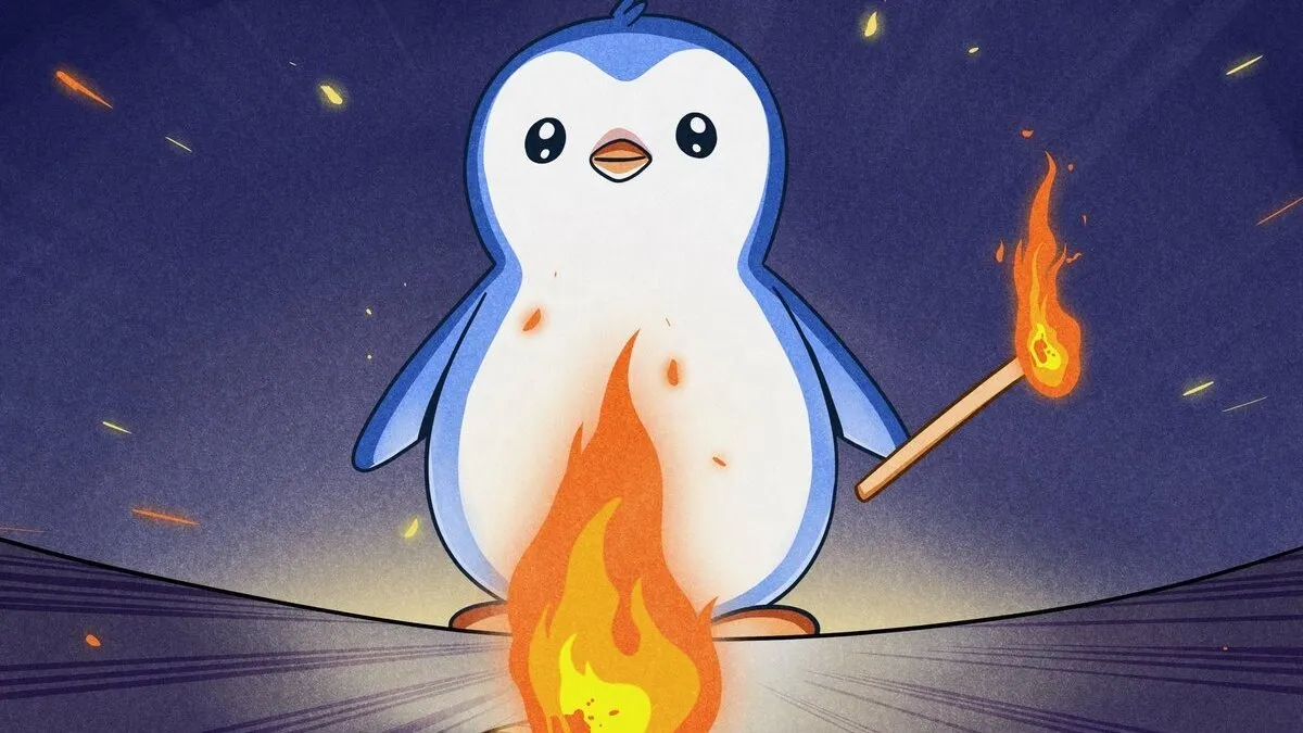 Pudgy Penguins PENGU Solana meme coin logo