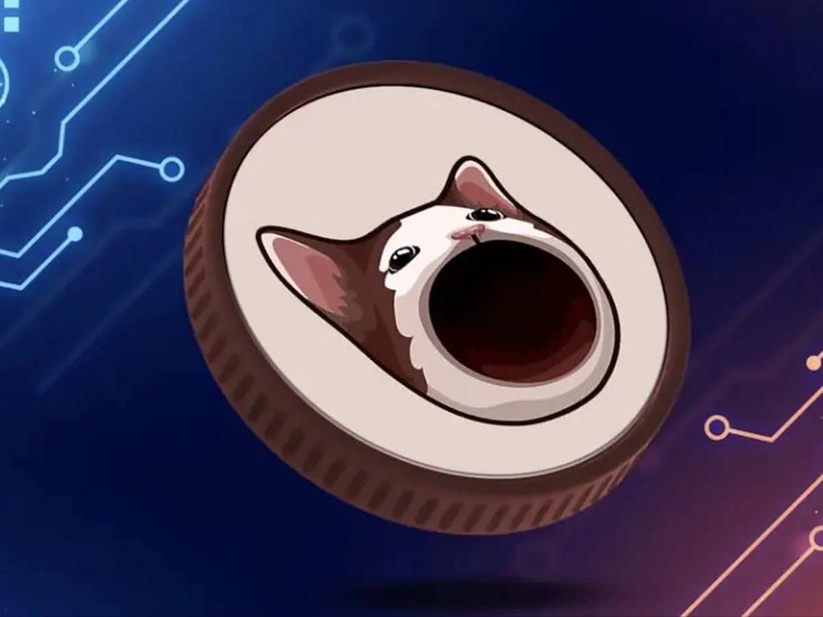 Popcat Solana meme coin logo